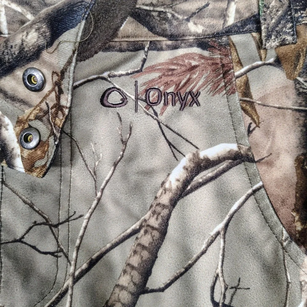 Onyx ArcticShield Hunting Pants Mens Medium Brown Camo Realtree AP Polyester